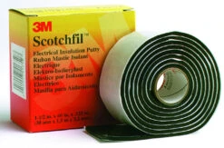 3m Scotchfil Ruban élastomère Autosoudable Isolant Noir 1,5m X 38mm Avec Liner