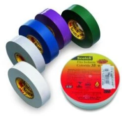 Ruban Scotch 3M Vert - Codage Couleur Electrique - Longueur 20 M