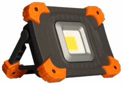 Projecteur Anthracite-Orange Sur Batterie LED 10 W 4000 K 1100 Lm SERIE W Arlux