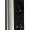Bloc De Prises Escamotable 3 Prises 2P+T Avec 2 Ports USB Arlux