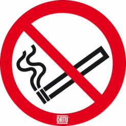 Etiquette "DEFENSE DE FUMER" - Catu