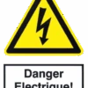 Pancarte Adhésive En Plastique Rigide "Danger électrique" - Catu -Outils Pour La Maison catu catatp49a4 1179178 product image d large