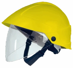 Casque Avec écran Facial Intégré Jaune - Catu