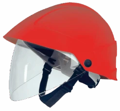 Casque Avec écran Facial Intégré Rouge - Catu