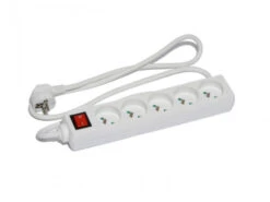 Bloc 5 Prises Nf Ho5vvf + Interrupteur - BP5I - CEBA