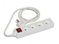 Bloc 4 Prises Nf Ho5vvf + Interrupteur - BP4I - CEBA