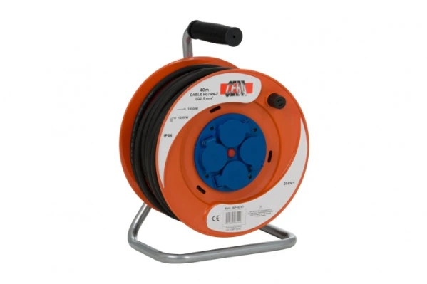 Enrouleur 25m Ho7rnf 3x2,5 - 4 Socles Nf - IBP25257 - CEBA 3 Enrouleur 25m Ho7rnf 3x2,5 - 4 Socles Nf - IBP25257 - CEBA