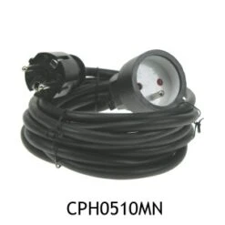 Cordon Prolongateur HO5VV-F Noir 16 A 10 M Franelec
