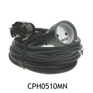 Cordon Prolongateur HO5VV-F Noir 16 A 10 M Franelec 3 Cordon Prolongateur HO5VV-F Noir 16 A 10 M Franelec